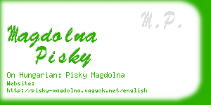 magdolna pisky business card